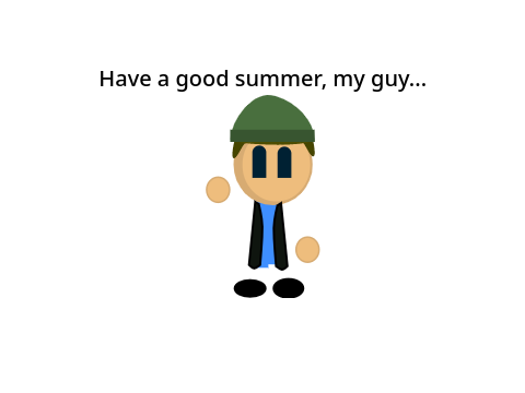 Have a good summer!
