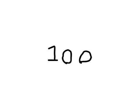 100 follows