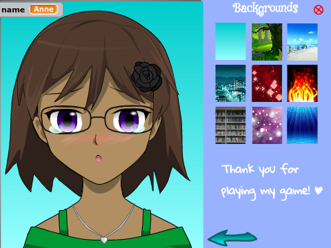 Anime character maker (girl) remix