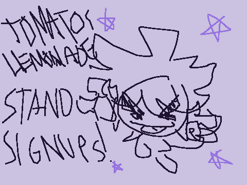 Tomato's Lemonade Stand Signu [CLOSED]