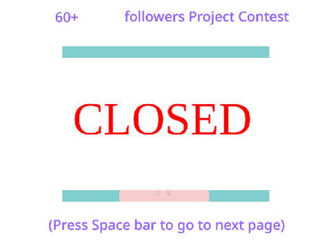 [CLOSED]60+ Followers Project Contest #contest #followerspecial