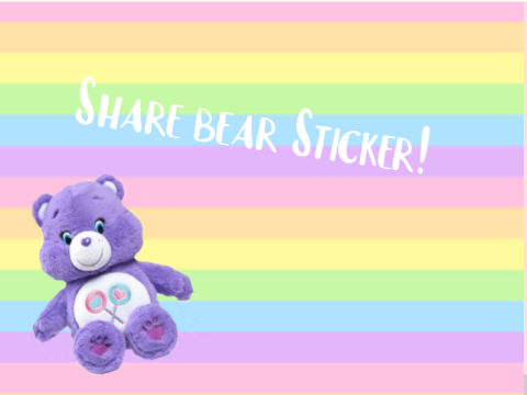 ◦°☆Share Bear Sticker☆°◦