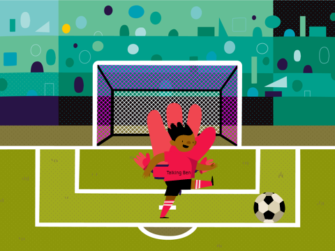 Speed can't score a penalty xD
