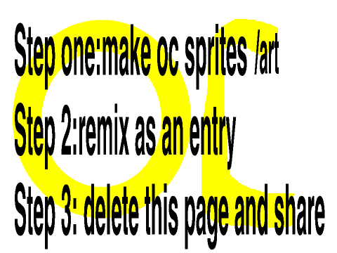 Fnaf oc contest:any game