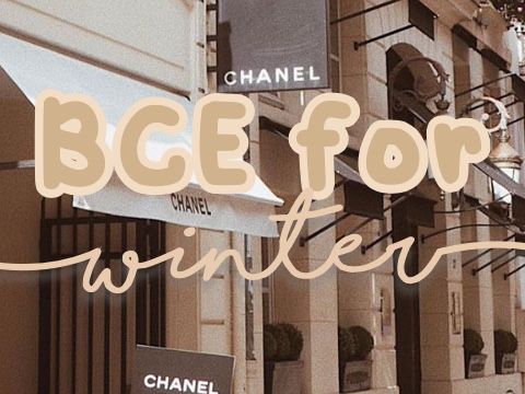 ✎ BCE for Winter! <3