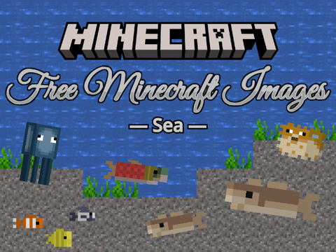 Free Minecraft Images ~Sea~ / マイクラ素材 ～海編～