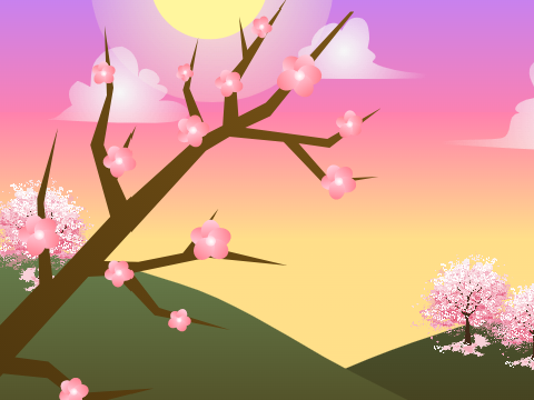 Cherry Blossom Parallax