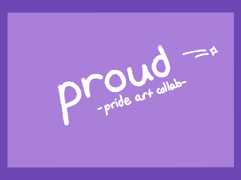 proud -pride art collab- ✧⭒