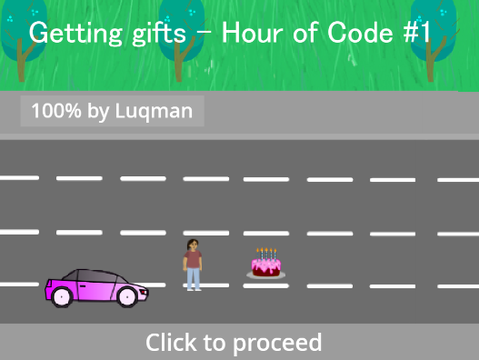 Getting Gifts -  Hour of Code #1