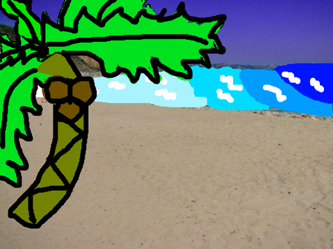 Beach animation  