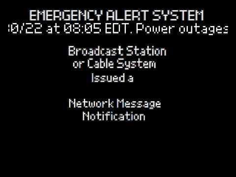 Alaskan EAS- Network message notification for Juneau, AK