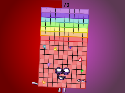 The Tens in Numberblocks Band Tenths but Wholes 1-2 