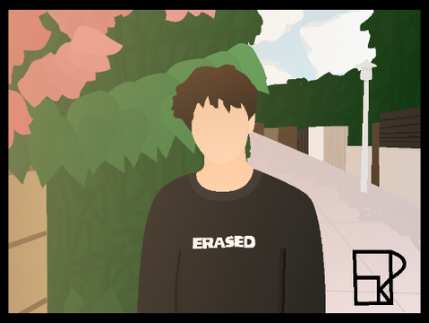 Powfu art for @FoamyOcean_Gamer's podcast