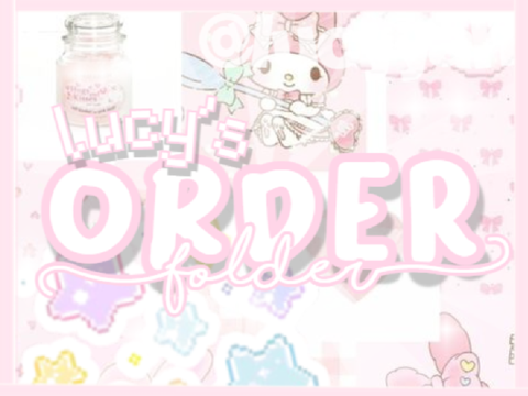 ┆lucy's order folder