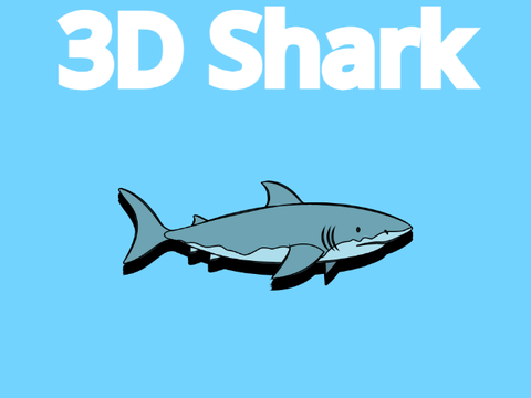 3D shark