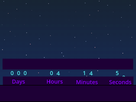 Countdown For 1 Year Me