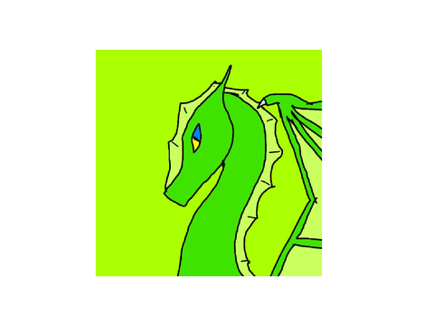 Leaf dragon speedpaint
