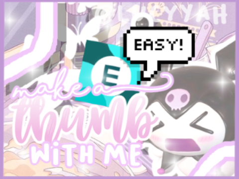 ┆aesthetic thumb tuto ⸝⸝