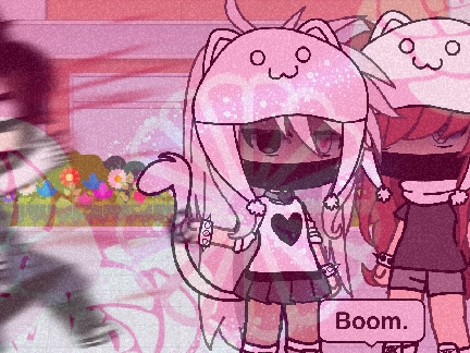 b o o m | burning piles | gacha meme