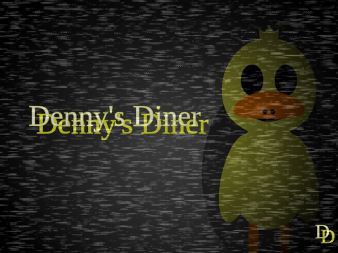 Denny's Diner (5) JOB APPLICATION SUDDENLY INTERRUPTS-
