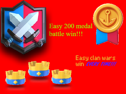 The BEST clan wars deck for battle!!!