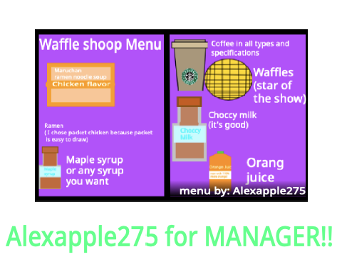 Alexapple275 for Manager!!