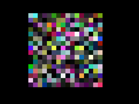 random 16 x 16 image generator