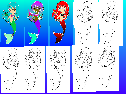 Color Yourself As A Mermaid remix