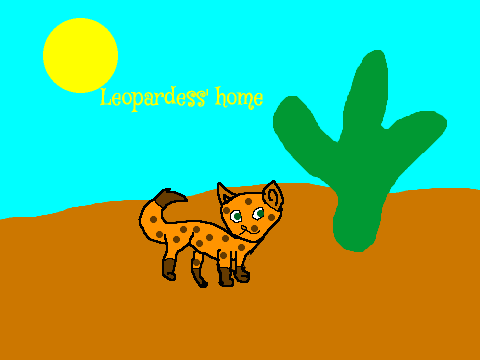 Leopardess' new home