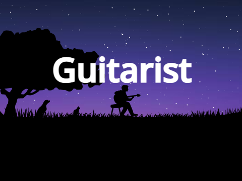 Guitarist Silhouette