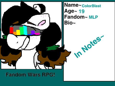 Fandom Wars RP Template CB entry~