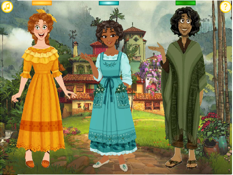 Encanto Dress Up Triplets Julieta Pepa Bruno