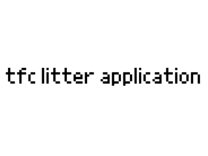 a promising future (litter!) - application
