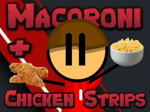 Macaroni + Chicken Strips #ANIMATION