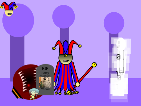 [add yourself] helping Jester fight glitch (Error) [4]