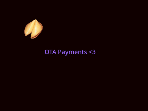 ota payments for funDunfun! :)