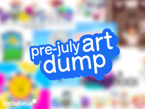 pre-july art dump