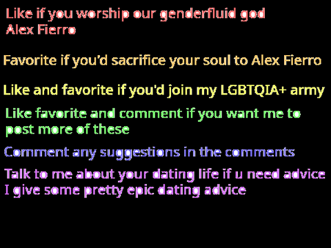 ATTENTION ALEX FIERRO WORSHIPERS