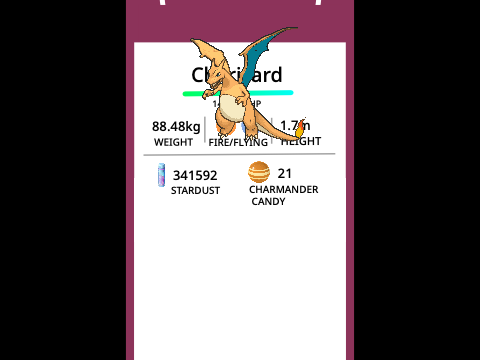 Pokemon GO Charizard Engine