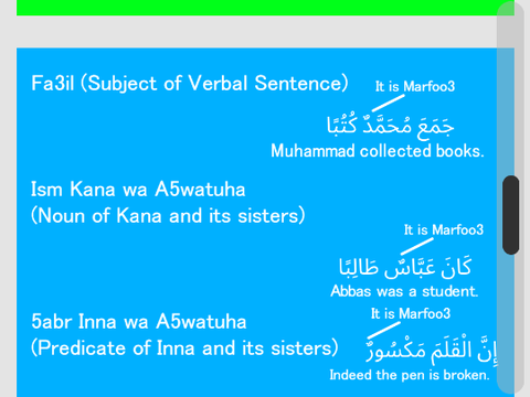 Arabic Grammar for I3raab