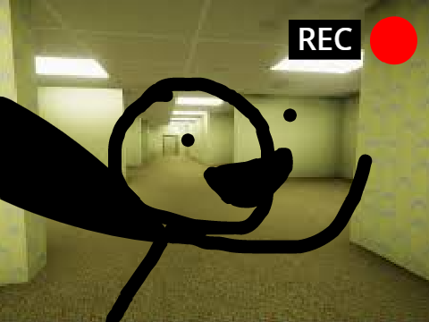 stick boi in the backrooms