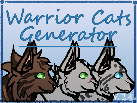 Warrior Cats Generator v2.4