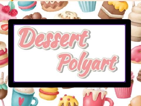 Cupcake Poly Art!