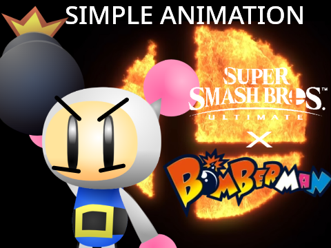 Bomberman Render SSBU Simple Animation