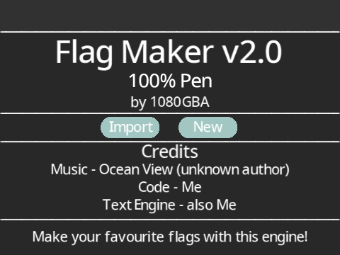 FLAG MAKER 100% PEN v2.0
