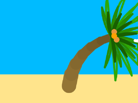 now the wind strength actually moves the tree farther