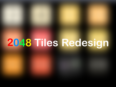 redesigned 2048 tiles | #All #Art