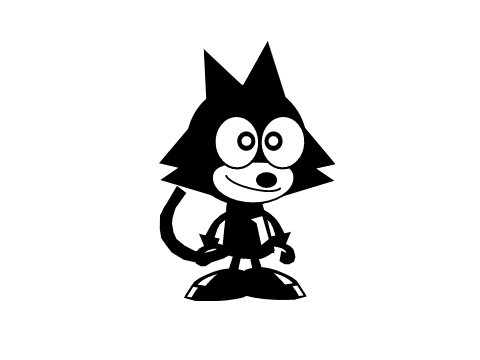 Felix Mixelized vector sprite