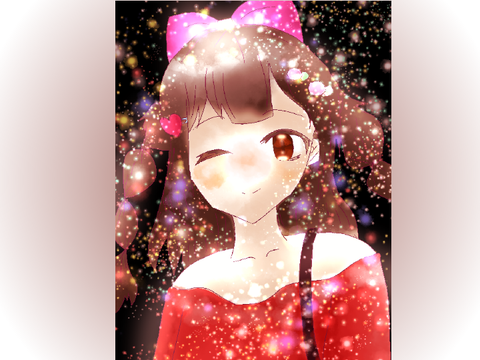 月娜與絢爛的夜空