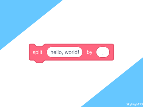 Utils | Split … by … to list block | #codes
